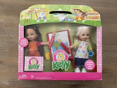 Pintura sorpresa artística Mattel 2006 6 pulgadas Kelly Sister of Barbie #K0360 NRFB Foto 1 de 4