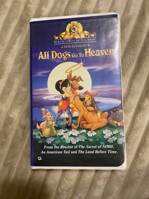 All Dogs Go To Heaven VHS Tape - Image 1 of 3