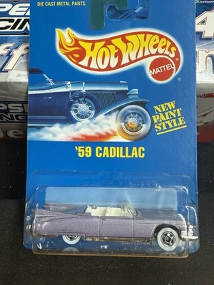 Cadillac Purple Collector #266 1991 Hot Wheels 59 nuevo de stock Foto 1 de 3