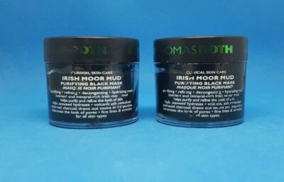 Peter Thomas Roth Irish Moor Black Mud Purifying Mask 1.7oz (LOT OF 2) NO Seal  - Image 1 of 4