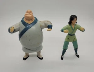 Lote de figuras de acción de guerrero Mulan Chien Po de Disney 1998 Mattel con desgaste suelto  - Imagen 1 de 10