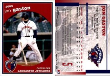 Jon Gaston 2009 Grandstand Lancaster JetHawks #NNO Card *AutographDen*