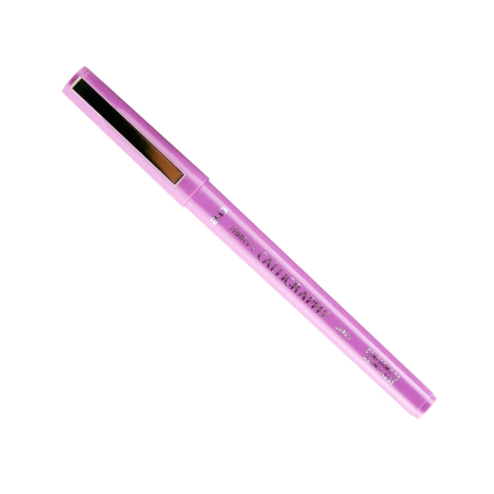 6000FS-8 Marvy постоянный каллиграфический маркер, наконечник 2 мм, фиолетовые чернила, упаковка из 3 - Изображение 1 из 1