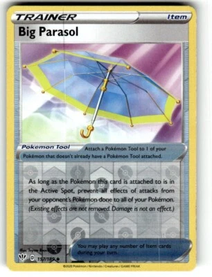 Pokemon 157/189 - Big Parasol - Reverse Holo - Darkness Ablaze - Image 1 of 2