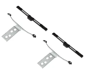 2x BMW E46 Sunroof Shade Slider Rail Mounting Repair Clips Bracket Set - Picture 1 of 5