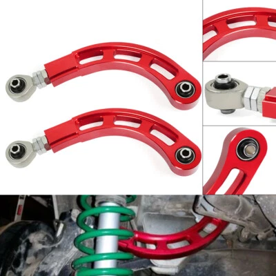 Adjustable Rear Bearing Camber Arm Kit Fit for Mitsubishi Lancer 02-06 08-17 Red - Image 1 of 4