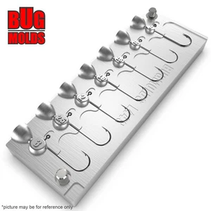 Fishing Sinker Mold  Aluminium FishingMold Lure making Lead Molds Jig Ship head - Picture 1 of 6