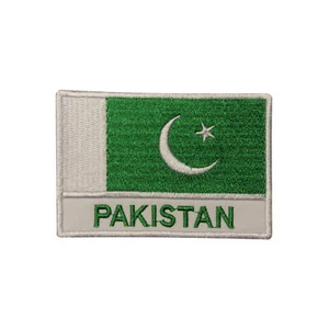Pakistan Country Flag Patch Iron On Patch Sew On Badge Embroidered Patch - Picture 1 of 1