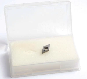 2PCS DCMT070204 PCD Diamond Tipped Turning Insert CNC Lathe Cutter for P .S .H ~ - Picture 1 of 3