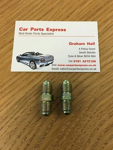 M10 x 1.0 INLINE BRAKE PIPE CONNECTOR MALE ENDS X 2 - Picture 1 of 1