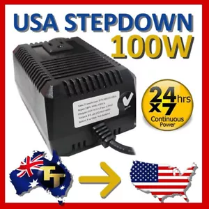 100 Watt American Step down transformer Voltage Converter 240V 110V SD110-100A - Picture 1 of 4