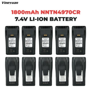 10PC NNTN4497CR NNTN4970CR 1800mAh Li-ion Battery for Motorola CP040 CP140 CP180 - Picture 1 of 12