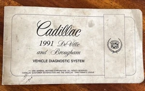 Vintage 1991 Cadillac DeVille & Brougham Vehicle Diagnostic System Manual - Bild 1 von 3
