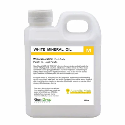 White Mineral Oil - Food Grade Light Liquid Paraffin Oil - Australian Made 1LT - image 1 of 2