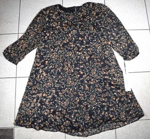 Calvin Klein Women’s Dress, Black, Floral Design, Size 8, MSRP $119, New, Tags - Picture 1 of 7