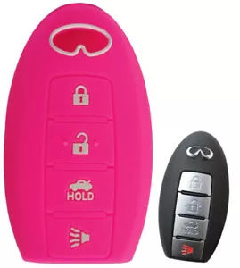 Key Cover Keyless Entry Remote Fob Rubber fits Infiniti Q60 Q50 QX56 M35 G35 FX - Bild 1 von 1