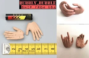 1/6 Super Flexible Hände 12 Zoll Phicen Worldbox Hot Toys Figur Körper Stecker ZC ☆USA☆ - Bild 1 von 7