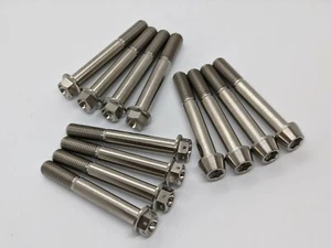 Triumph Street triple 765 RS 23-24 Titanium Front Brake Caliper Bolts - Picture 1 of 11