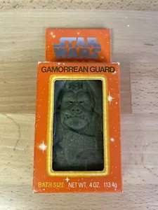 Saponetta Guardia Gamorreana Star Wars 1983 vintage mai usata in scatola originale ROTJ - Foto 1 di 8