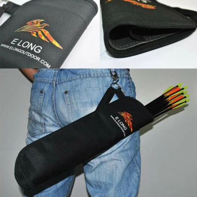 1 Archery Arrow Quiver Back Waist Side Bag Bow Holder Pouch Target Hunting Clip - Image 1 of 4