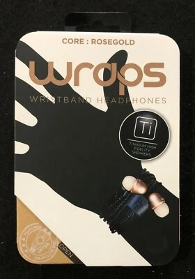 Auriculares ENVOLTURAS - Auriculares de pulsera (oro rosa) **Nuevos Foto 1 de 4