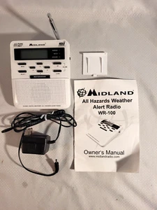 Vtg Midland Weather Monitor Hazards Alerts WR-100 Emergency Broadcast System - Picture 1 of 9