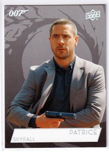 2019 Upper Deck James Bond E-PACK SILVER Ola Rapace as Patrice  #80 SP