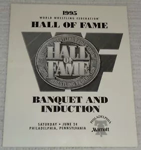1995 World Wrestling Federation WWF Hall of Fame Program Signed Bam Bam Bigelow - Picture 1 of 5