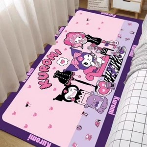 Cartoon My Melody Kuromi Bedroom Floor Mat Desk Doormat Rug No-Slip Rectangle - Picture 1 of 28