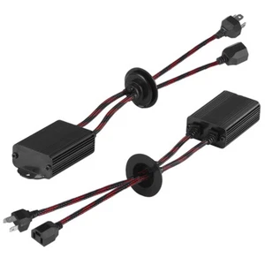 H4 9003 LED Headlights Resistor Canbus Error Free Anti Flicker Decoder Canceller - Picture 1 of 11
