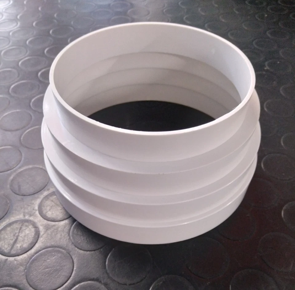 RIDUZIONE PER CAPPA CUCINA PVC BIANCO 100 - 120 - 125 - 130 MF - Immagine 1 di 1