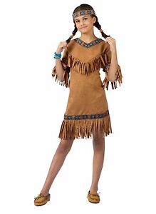 Native American Indian Princess Girl Child Costume