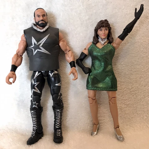 WWE WWF WCW Mattel Then Now Forever Macho Man Randy Savage & Elizabeth Figures Cover