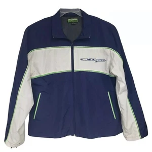 Arctic Cat Arcticwear Girls Junior Windbreaker Jacket XXXL Blue White Lined  - Imagen 1 de 9