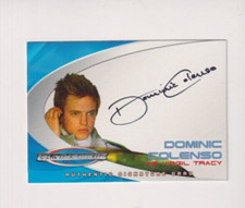 DOMINIC COLENSO AUTOGRAPH 2004 THUNDERBIRDS MOVIE SIGNED CARD "VIRGIL TRACY"