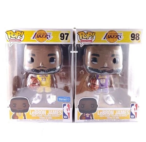 "Funko Pop baloncesto LeBron James #97 exclusivo de Walmart y LeBron James #98 10" - Imagen 1 de 12