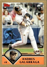 2003 Topps Traded & Rookies - [Base] - Gold #T72 - Andres Galarraga /2003 b15