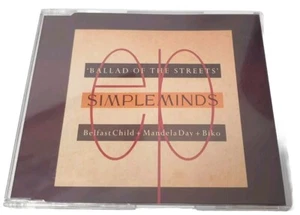 Simple Minds - Ballad of the Streets **1990 UK 3 Track CD Single** VGC - Picture 1 of 10