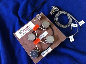 Prewired Guitar Kit Fit Gibson Les Paul Long Shaft Pots Orange Drop Caps Switch - Picture 1 of 7
