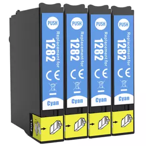 4 cartuchos de tinta cian para usar con Epson S22, SX125, SX130 SX230 SX235W SX420W - Imagen 1 de 3