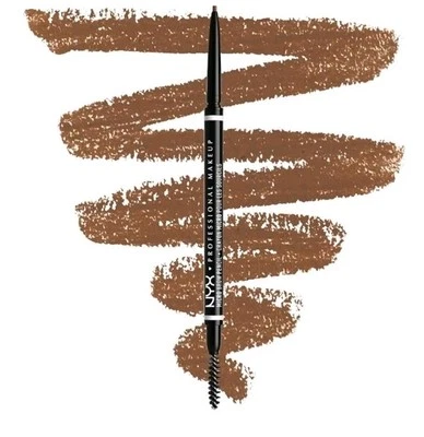 NYX MAQUILLAJE PROFESIONAL Micro Lápiz de Cejas, Lápiz de Cejas Castaño Rojizo MBP03 Foto 1 de 4