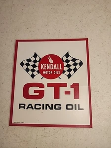 Adesivo olio corsa Kendall GT-1 vintage - Foto 1 di 3