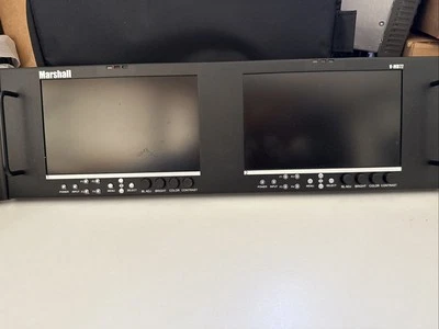 Marshall V-MD72 High Resolution LCD Rack Monitor With Modular Input And Output - Image 1 of 4