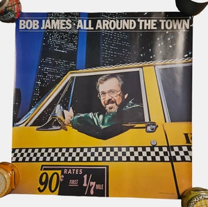 Bob James All Around The Town 23x24 Promo Album Poster VINTAGE 1981 CBS Inc Jazz - Picture 1 of 6