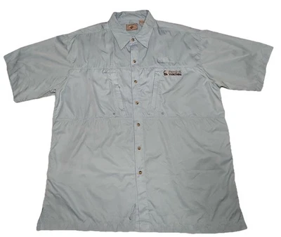 Hook & Tackle Technical Fishing Shirt XL Blue Quick Dry UPF Sun Protection - Image 1 of 4