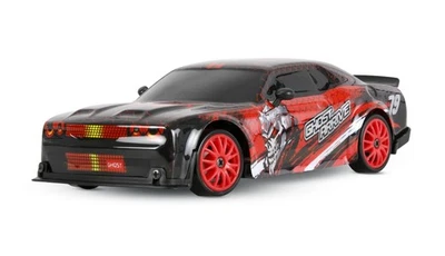 DRIFT SPORT MUSCLE CAR 4WD 1:24 RTR ROT 15k/mh AMEWI 21131 UNTERBODEN LEDs - Bild 1 von 4