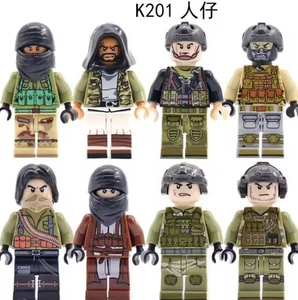 Kommando Team Bausteine, Figuren, Spielzeug, 8 Minifiguren für Strategie - Bild 1 von 1