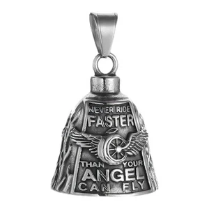Motorcycle Bells for Biker Good Luck Guardian Riding Bells Luck Bell for Bike - Picture 1 of 10