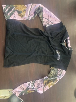 Женская охотничья рубашка маленький размер розовый камуфляж Mossy Oak - Изображение 1 из 4