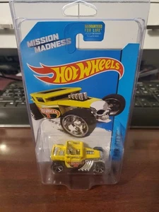 Hot Wheels Bone Shaker yellow City Mission Madness Kroger Exclusive In Protecto - Picture 1 of 6